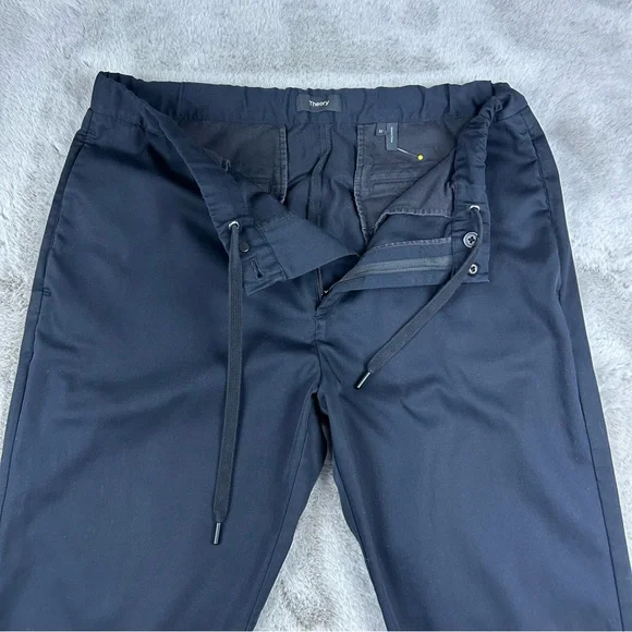 Theory Mens Terrance Zh Neoteric Joggers Pants 32x29 Ankle Zip Commuter Trousers